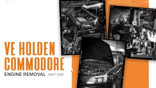 Engine Removal of Holden Commodore VE [upl. by Anilac125]