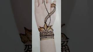 Easy mehandi designs for beginners 💕😍trending youtube youtubeshorts shortviralvideo viralshort [upl. by Rohclem]