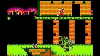 Weird Pirated Games Super Fighter Super C hack NES [upl. by Hsihsa621]