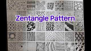 zentangle pattern 40 zendrawing zentanglepatterns [upl. by Lim]