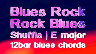 Blues Rock Rock Blues Shuffle in E major Backing track for Guitar 110bpm Have fun [upl. by Lucie518]