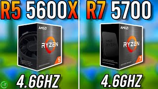 Ryzen 5 5600X vs Ryzen 7 5700  Which Is Better [upl. by Anders394]