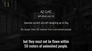 A2 CofC Everything you need to know about the drone pilot certification in the UK [upl. by Elburt]