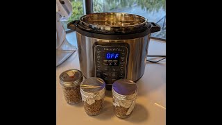 Instant Pot Mycology  Sterilizing grain spawn Part 2 [upl. by Claribel]