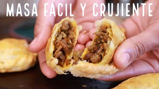 MASA DE EMPANADAS AL HORNO RECETA CRUJIENTE Y LIGERA [upl. by Taft]