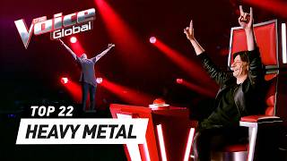 Breathtaking HEAVY METAL Performances on The Voice [upl. by Horatio]