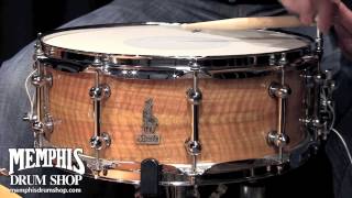 Brady 14 x 55 Fiddleback Marri Ply Snare Drum MP1455FBGMP081 [upl. by Neysa320]