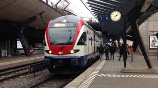 SBahn Zürich Züge in Zürich Stadelhofen [upl. by Lightfoot]