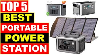 BEST Portable Power Station In 2024  Top 5 Best budget portable power station [upl. by Demha52]