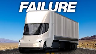 Why The Tesla Semi Truck Was DOOMED From The Start [upl. by Nnylyak]