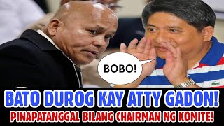 BATO PUMAPATOL DAW SA CHISMIS PINAPATIGIL ANG HEARING SAYANG PERA NG BAYAN SABI NI GADON [upl. by Haymo]