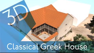 Classical Greek Home – 3D Reconstruction [upl. by Grimaldi]