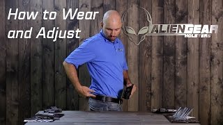 How to Wear and Adjust a Concealed Carry IWB Holster [upl. by Romeon]