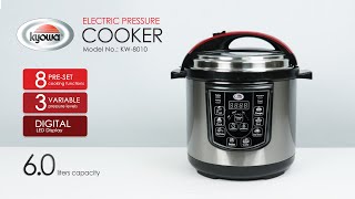 How to Use  Kyowa Electric Pressure Cooker K8010 [upl. by Rifkin]