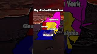 Map of Federal Reserve Bank mapper geography usa [upl. by Pietra]