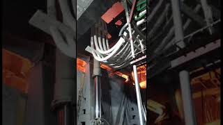 Megatherm Green Induction Furnace 40 Ton Liquid Metal Tapping [upl. by Dana224]