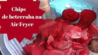 Chips de beterraba na fritadeira Air Fryer [upl. by Bound]