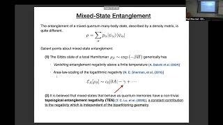 Oct 23 2024 Thermalization and Quantum Information Workshop  Sagar Vijay UCSB [upl. by Docile]