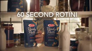 Barilla  Barilla Ready Pasta Presents quotDinner Date 60 Second Rotiniquot [upl. by Ad]