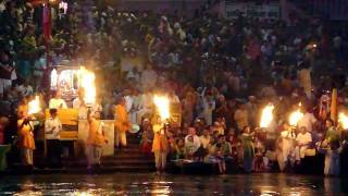 Ganga Aarti at HarKiPauri Haridwar  Incredible India [upl. by Karlyn652]