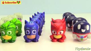 Genie Teaches Colors with PJ Masks Super Moon Adventure Mashems Series 3 [upl. by Howlond]