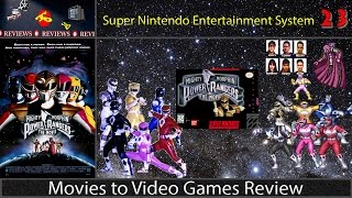 Movies to Video Game Review  Mighty Morphin Power Rangers The Movie SNES [upl. by Crosley]