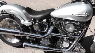 Harley Davidson Fat Boy Softail Evolution Kess Tech Potato Sound [upl. by Peadar]