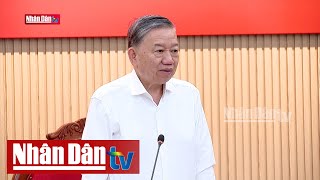 Tổng Bí thư Tô lâm làm việc với Ban Thường vụ tỉnh Cà Mau [upl. by Macdougall]