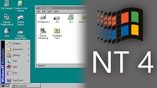 Windows NT 40 Install Tutorial [upl. by Esinwahs641]