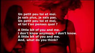 Paradis  Toi Et Moi  English Lyrics French Paroles quotYou and Mequot [upl. by Tila]