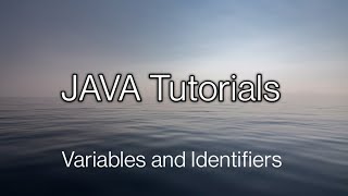 What is VariableIdentifiers and Datatype in Java [upl. by Einobe]