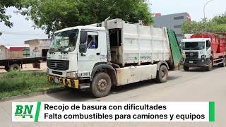 DESABASTECIMIENTO DE COMBUSTIBLE AFECTA EL NORMAL DESARROLLO DEL ASEO URBANO EN LA CIUDAD [upl. by Wengert]