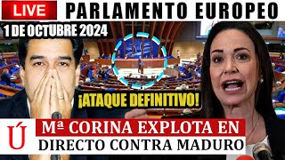 🔴ÚLTIMA HORA NADIE IMAGINABA LO QUE ACABA DE HACER MARÍA CORINA POR VENEZUELA EN PARLAMENTO EUROPEO [upl. by Kenti]