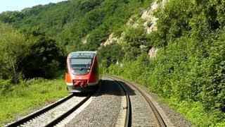 Führerstandsmitfahrt  Nr 23 Teil 2  2  Von Kaiserslautern Hbf nach Bingen Hbf  BR 628 [upl. by Acinat]