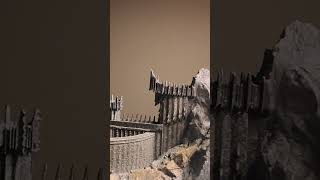 THE BLACK GATE environment by Weta Workshop lordoftherings diorama film lotr [upl. by Ivett]