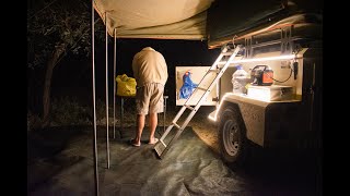 CAMPING IN THE MANYELETI GAME RESERVE [upl. by Eniwtna53]