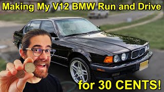 I Fixed my V12 BMW for 30 CENTS  E32 Instrument Cluster Repair [upl. by Lunna]