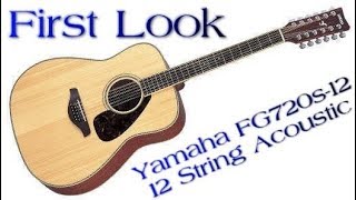 A Look at the Yamaha FG720s 12 string Acoustic Guitar [upl. by Mcguire]