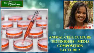 Animal Tissue culture Media Composition lecture 2 defined medium serum free medium DMEM RPMI [upl. by Lynnell]