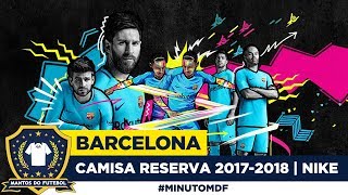 🔵🔴Camisa reserva do Barcelona 20172018 Nike [upl. by Egiarc]