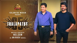 Thalapathy65 by Sun Pictures  Beast  Thalapathy Vijay  Sun Pictures  Nelson  Anirudh [upl. by Atima]