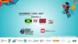 JAMAICA vs TRINIDAD  NETBALL WORLD YOUTH CUP GIBRALTAR 2025 [upl. by Neiv]