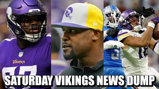 Minnesota Vikings News Dump 10192024  Ingram Confident Flores QB Blender Vikings Best WR Duo [upl. by Lewap]