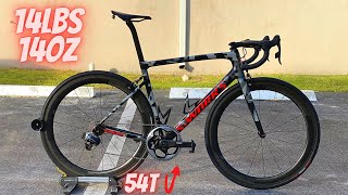 SPECIALIZED SWORKS TARMAC SL6 14lbs 14oz CUSTOM 1x 54t THE ULTIMATE RIDING MACHINE [upl. by Asiul]