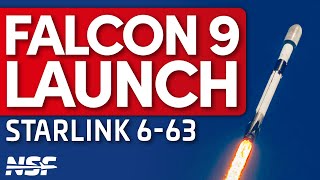 SpaceX Falcon 9 Launches Starlink 663 [upl. by Eyllek]