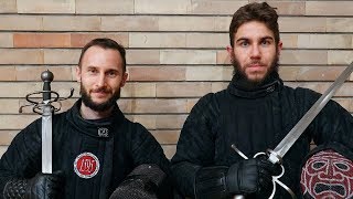 Sidesword  HEMA sparring  Luca Basile VS Enrico Tomasi [upl. by Adnuahsar474]