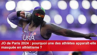 JO de Paris 2024  pourquoi une des athlètes apparaîtelle masquée en athlétisme [upl. by Linn]