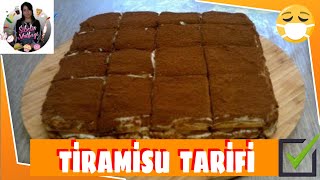 TIRAMISU SANS OEUFS  tiramisu tarifi başkalarda olay burda 100 kolay tam tarif [upl. by Ttimme]