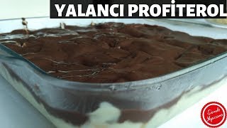 Yalancı Profiterol Tatlısı TarifiEtimekli Tarifler [upl. by Celik]