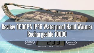 Review OCOOPA IP56 Waterproof Hand Warmer Rechargeable 10000mAh Extra Heat Mode16hrs Heating Hand [upl. by Boyt]